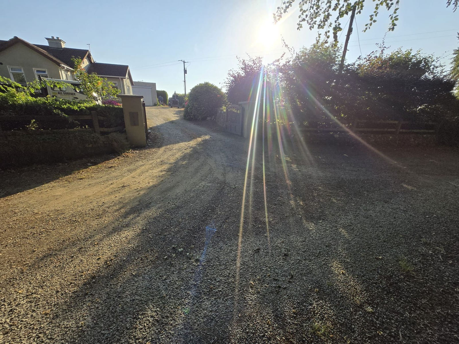Farm Road in County Carlow